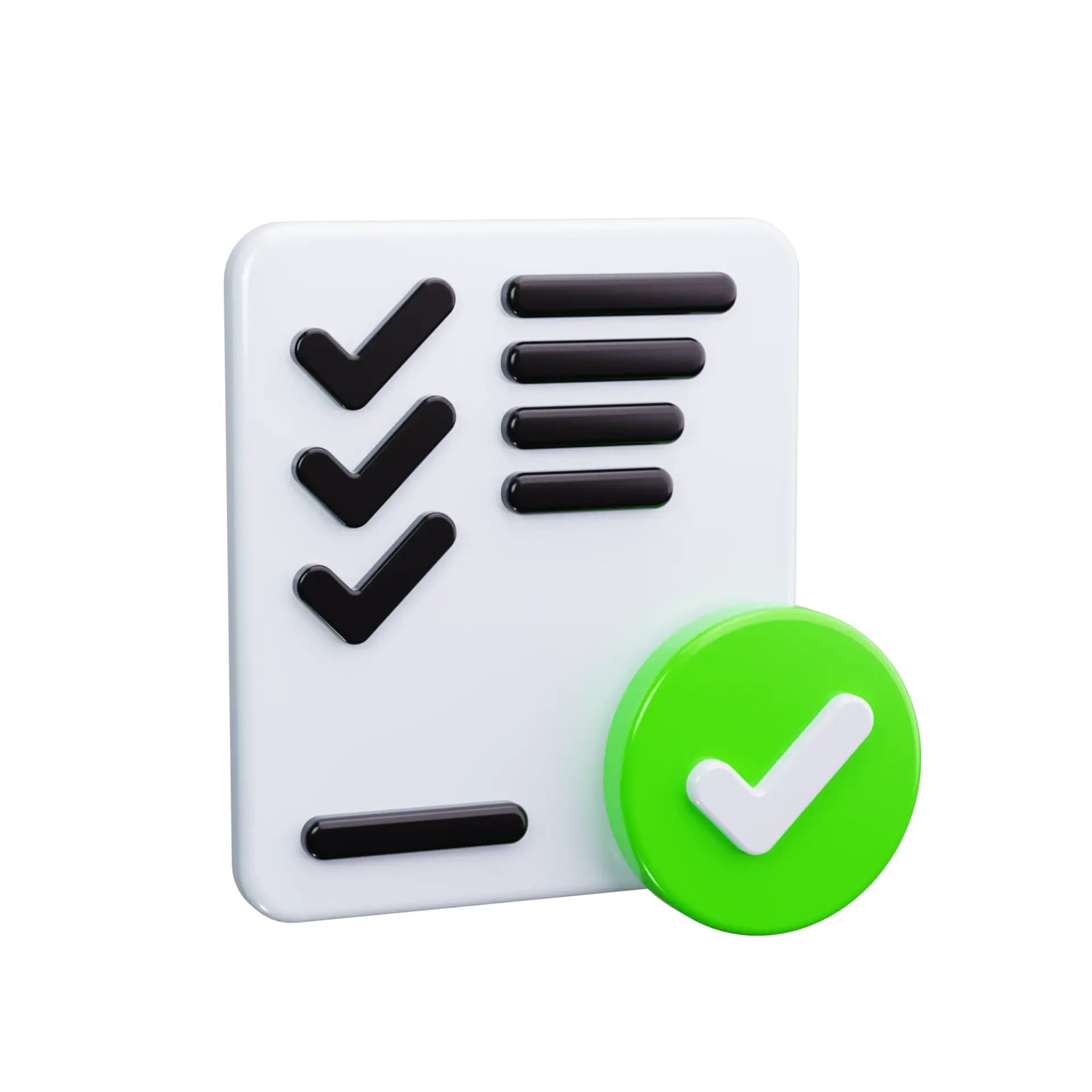 Checklist feedback tasks review organization