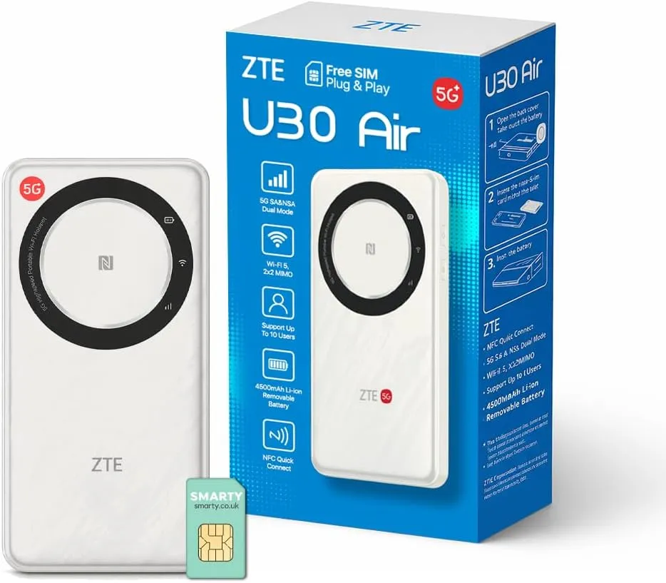 ZTE U30AIR 5G WLAN-Taschen-Router