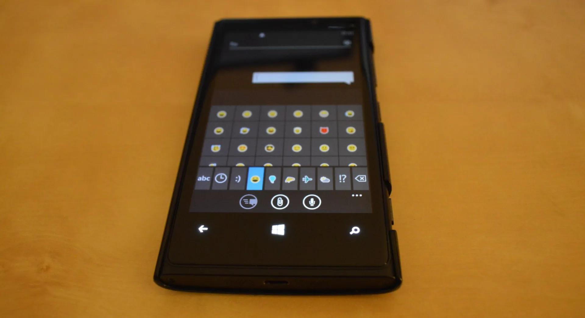 Windows Phone Keyboard Emotions