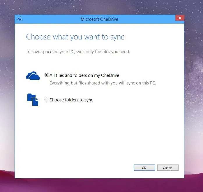 OneDrive bei Windows 10