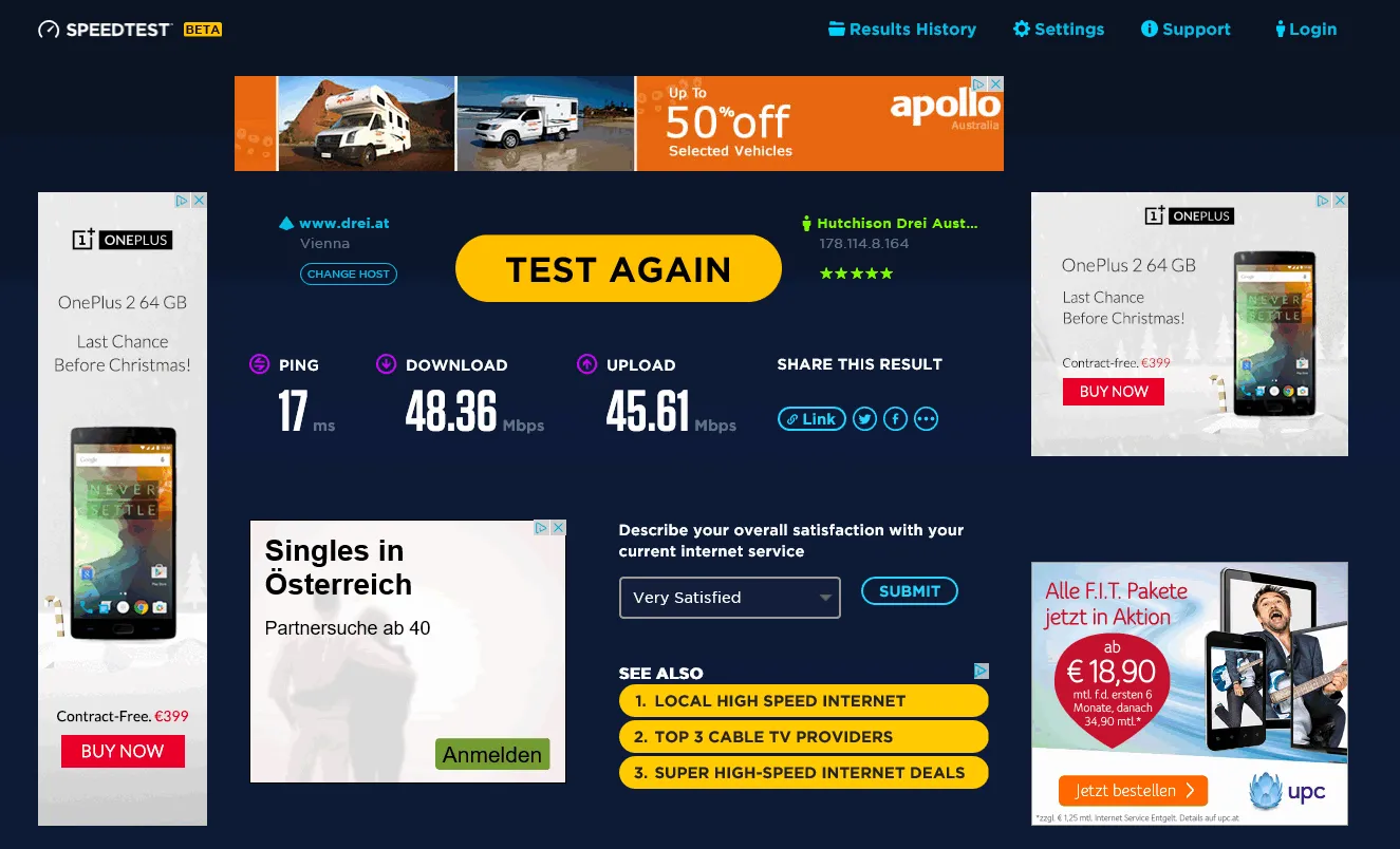 speedtest