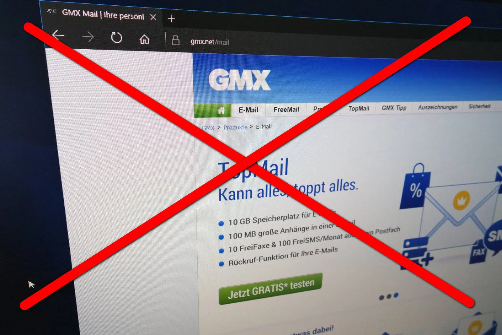 Stopp! Hör auf GMX zu nutzen.