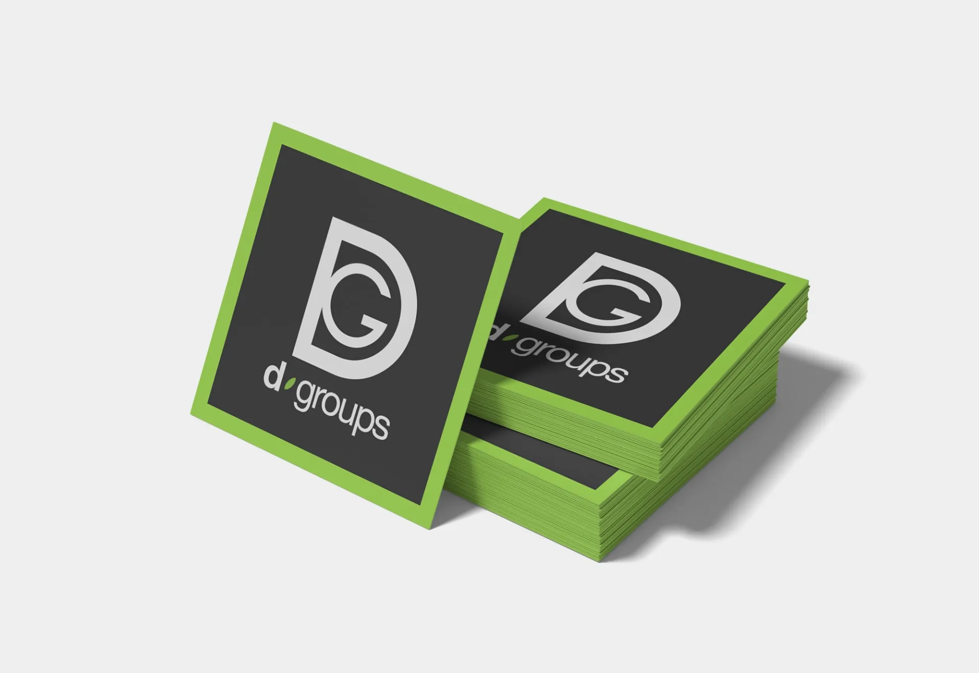 D-Groups Logo Design on Card