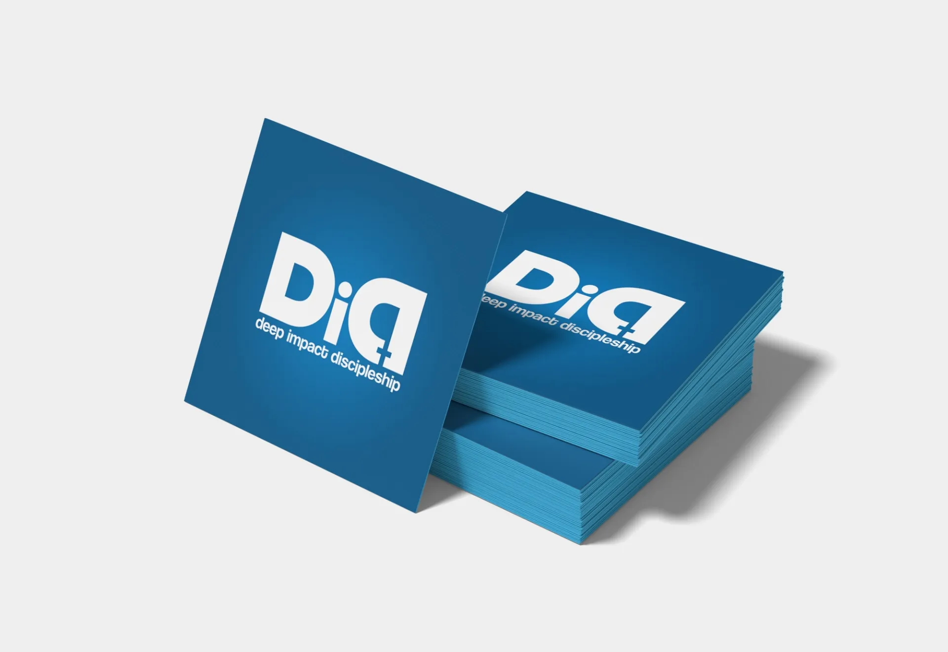 Deep Impact Discipleship Logo Design on Card