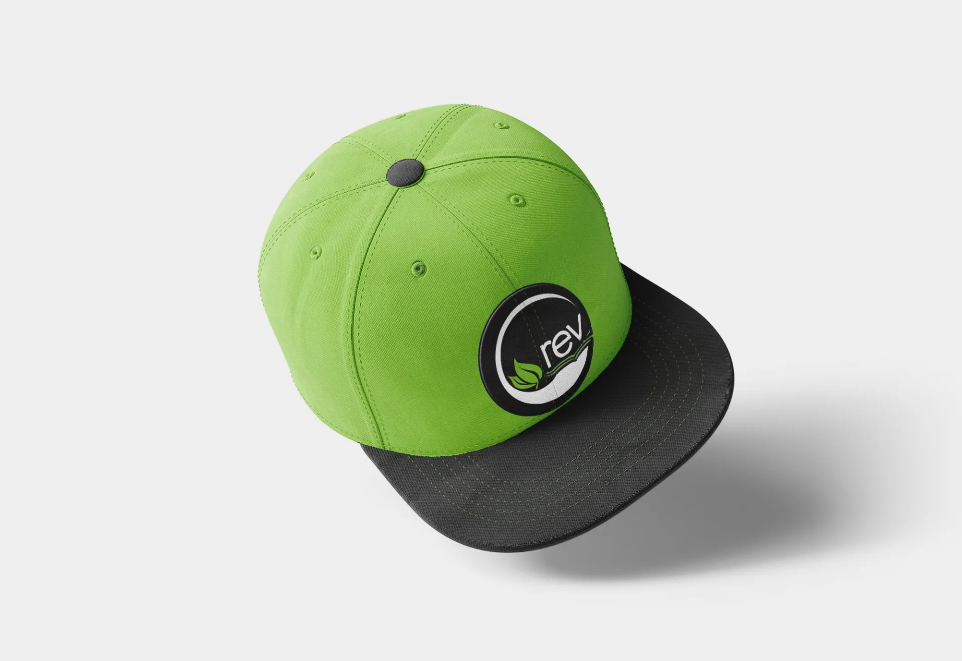 Rev Logo Design on Baseball Cap