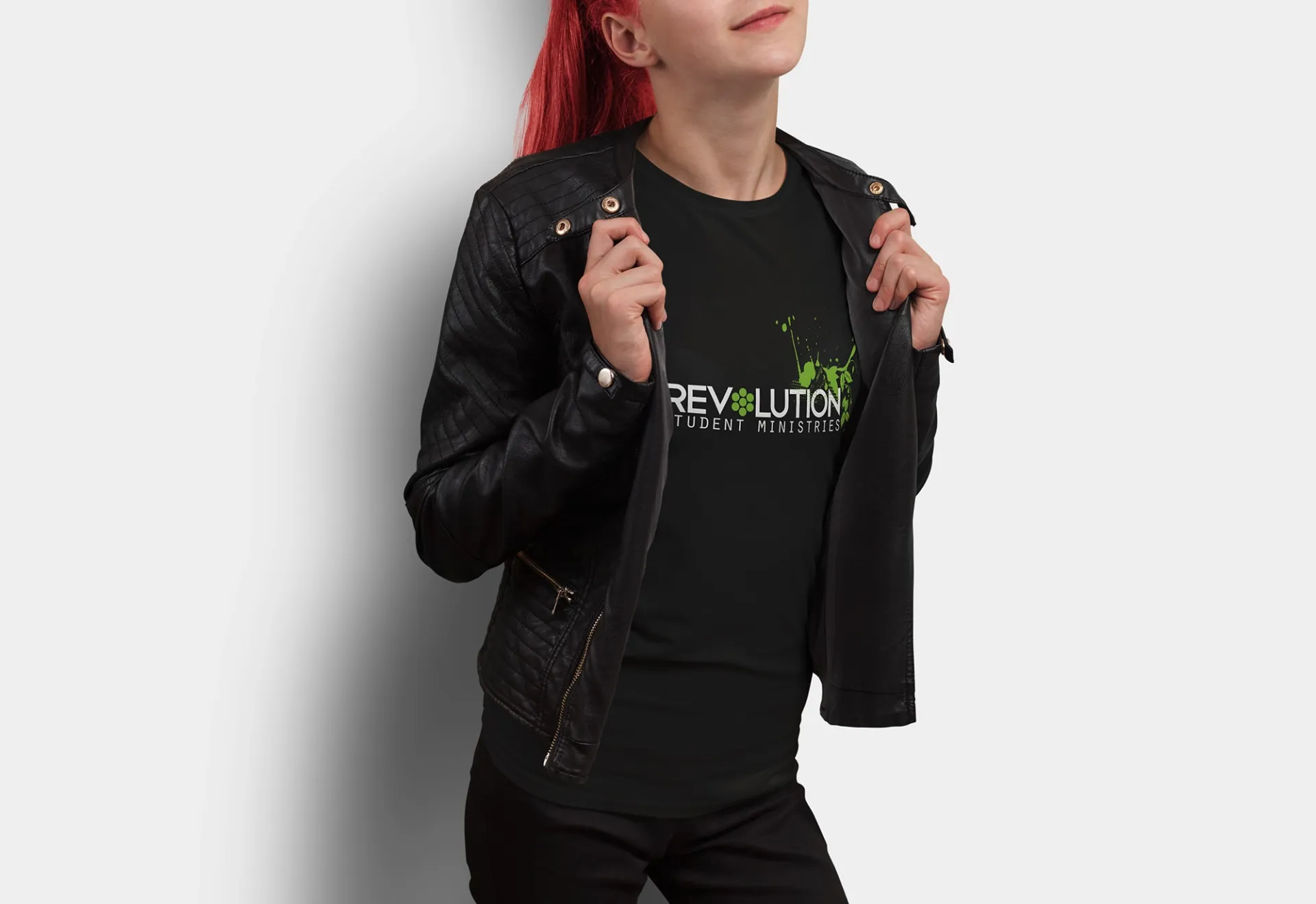 Revolution Student Ministries Logo Design on Tee