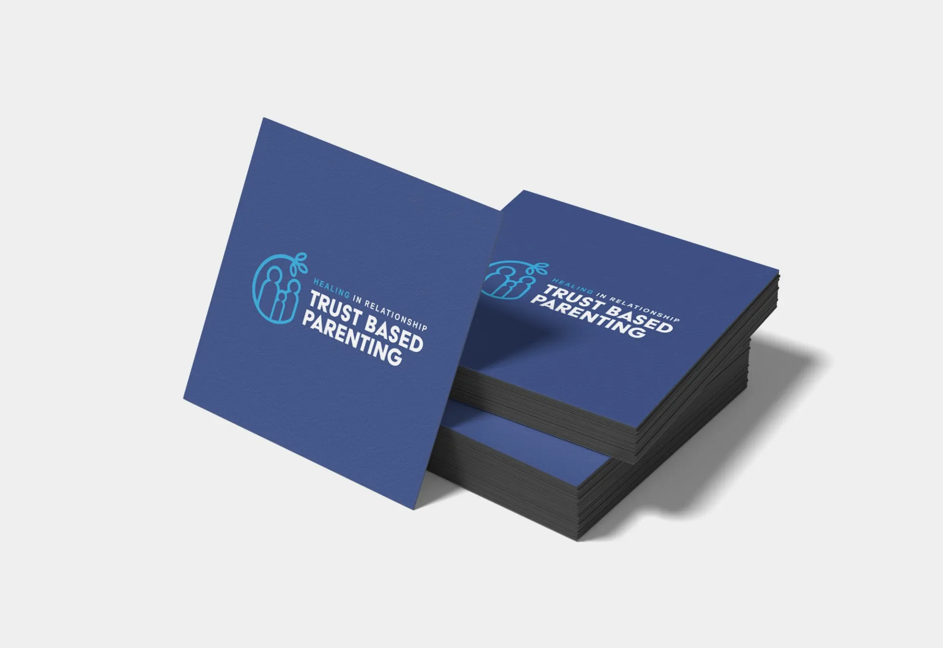 Trust Based Parenting Logo Card Design