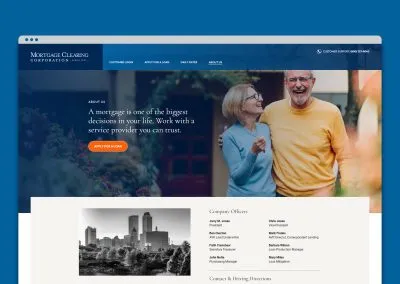 Web Design & Development for a Mortgage Company