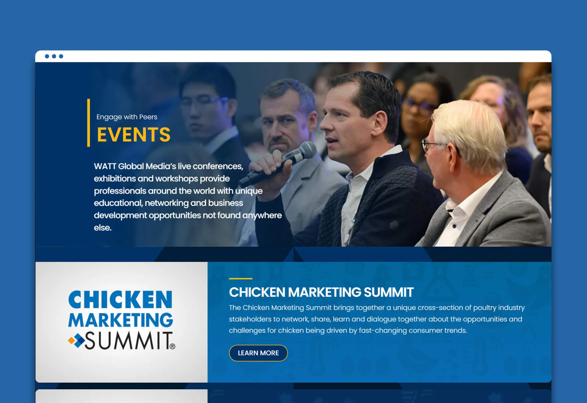 WATT Global Media Website Design & Development by Matcha Design