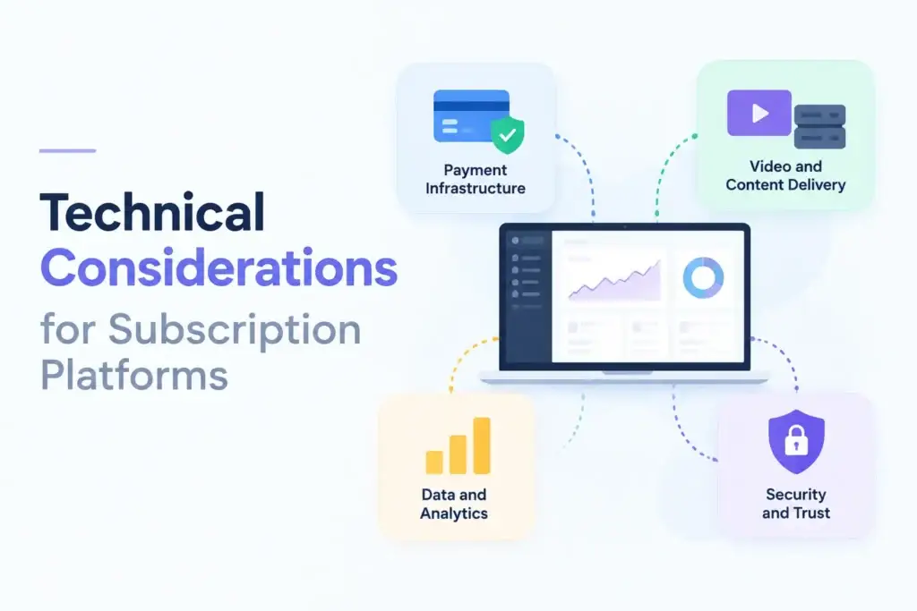 Subscriptions, PPV, Tips, and Live Access: Building a Monetization Strategy for a Subscription-Based Platform 2 Technical considerations for subscription platforms including payment infrastructure, content delivery, data analytics, and security systems.