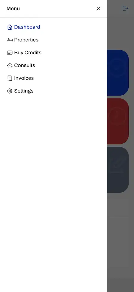 Zillow Clone 19 Zillow Like App Menu Navigation Screen
