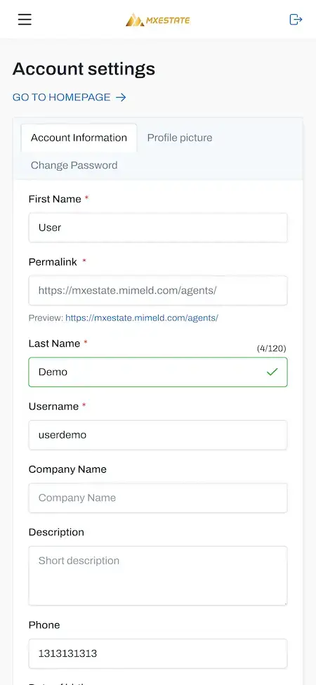 Zillow Clone 21 Zillow Like App account Settings Screen UI