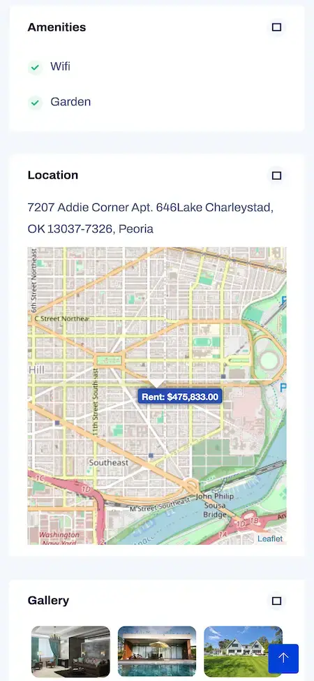 Zillow Clone 22 Find your Property location Display Zillow Clone App.
