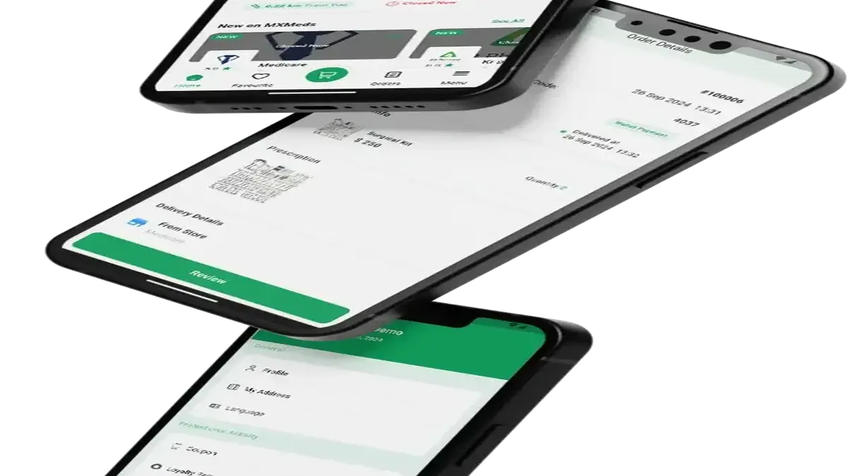 Netmeds Clone 11 Netmeds Clone Mobile App Triple Screen View.