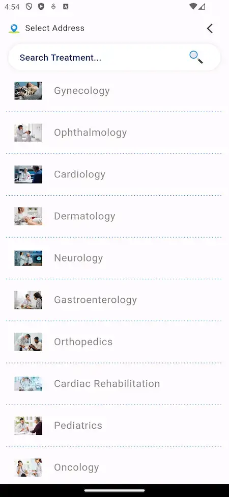 Practo Clone 22 Practo Clone Search and find treatments easily on the screen.