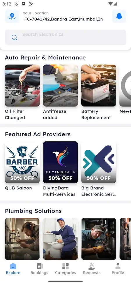 Uber for X 26 Uber for x clone auto repair Summary Screen