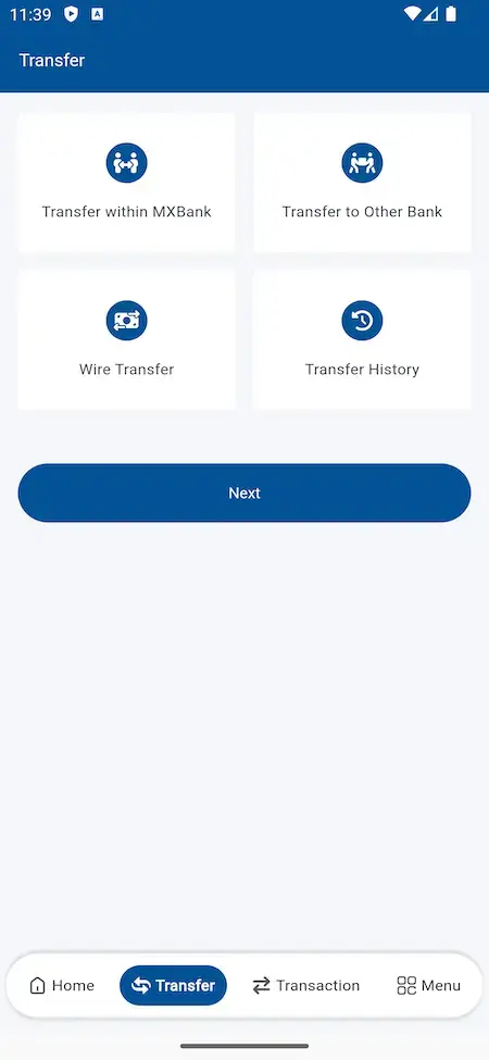 Banking Solution 17 Banking solution money transfer screen display