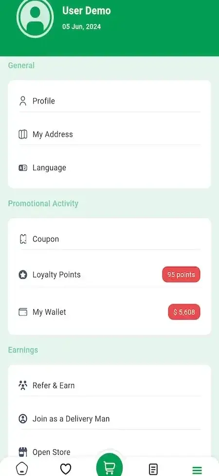 Netmeds Clone 21 User Profile Settings Screen Netmeds Alternate App