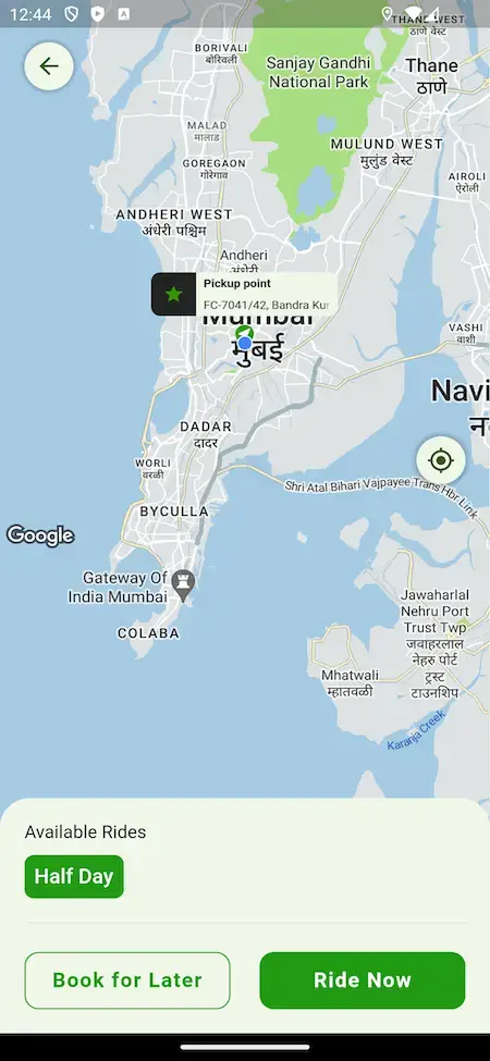 Grab Clone 17 Grab Clone Location Available Rides Screen.