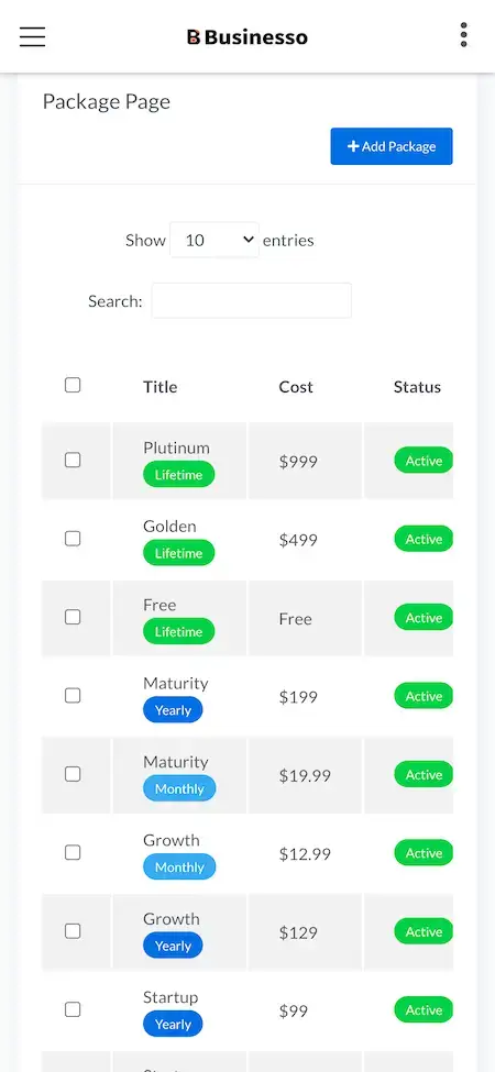 Wix Clone 18 Wix Clone package Page Display