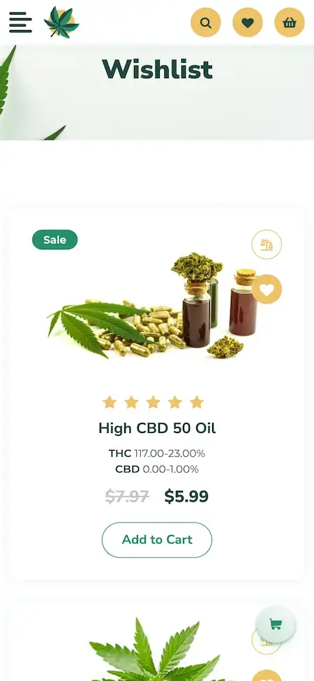 Weedmaps Clone 18 weedmap Clone Mobile App Order Details Screen