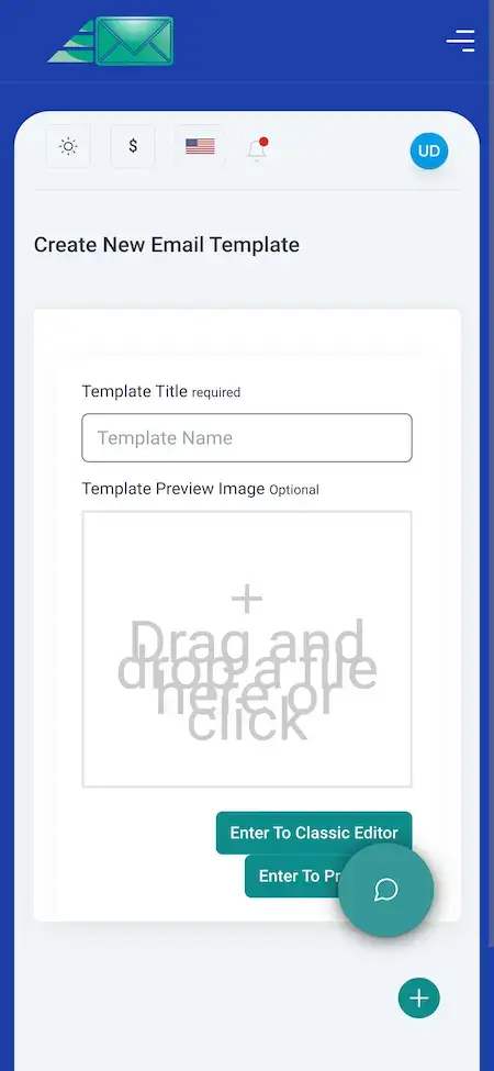 Mailchimp Clone 21 Mailchimp Inspired Mobile App Screen show template option