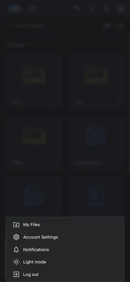 Dropbox Clone 17 Dropbox Clone Quick Access Menu Popup