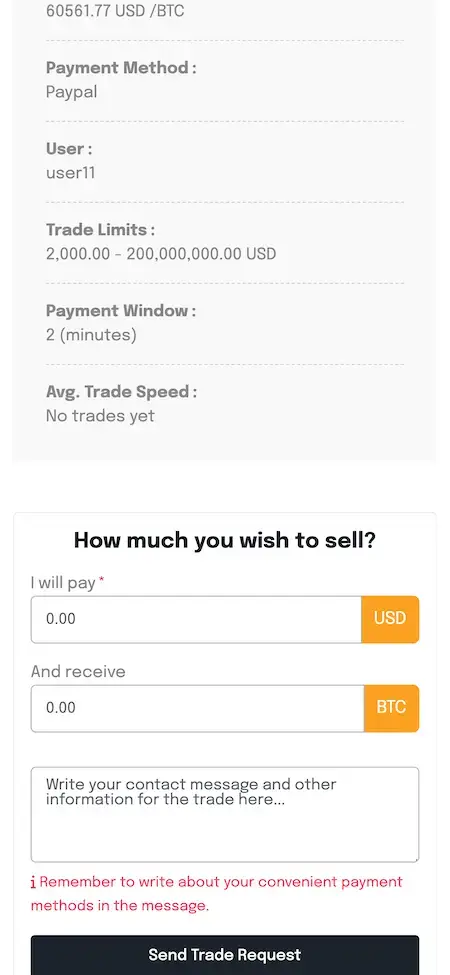 P2P Exchange Script 16 P2P Exchange Clone Trade Request Dashboard