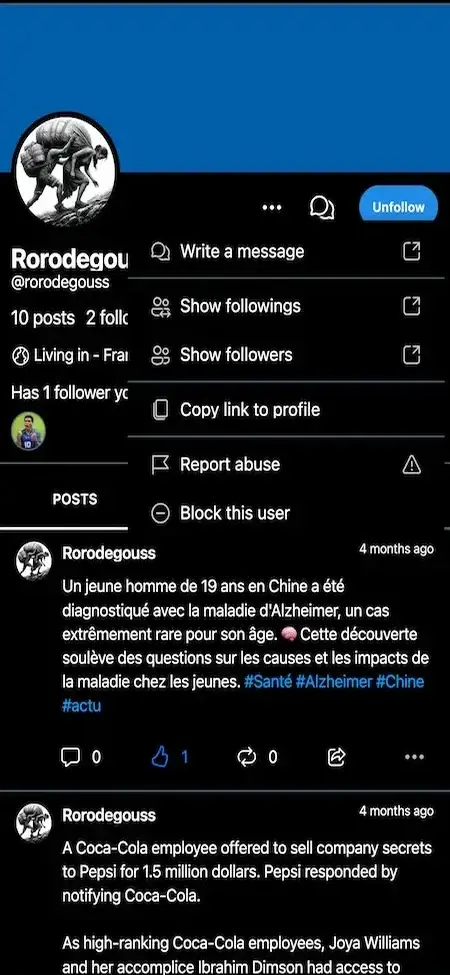 X Clone 17 X Clone UI display user comments second img