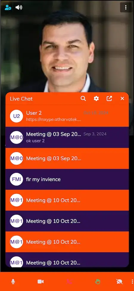 Skype Clone 19 Skype Clone Mobile App Live Chat Screen.