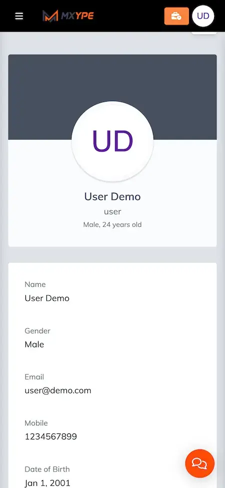 Skype Clone 22 Skype Clone Mobile App User Demo Screen.