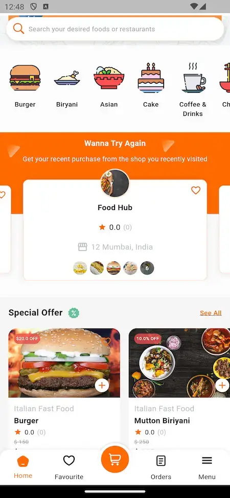 Foodpanda Clone 21 Foodpanda Clone Screenshot-4