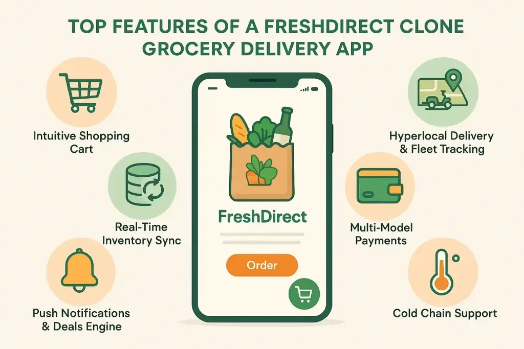How to Develop a FreshDirect Alternative 1 Top features of a FreshDirect clone app