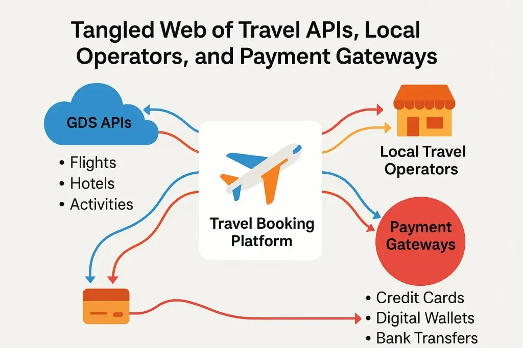 Top 5 Mistakes Startups Make When Building a MakeMyTrip Clone 1 tangled web travel apis payment gateways