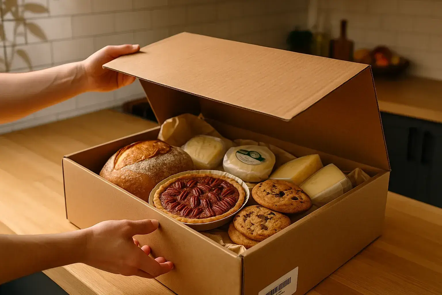 Gourmet food box for Goldbelly clone blog