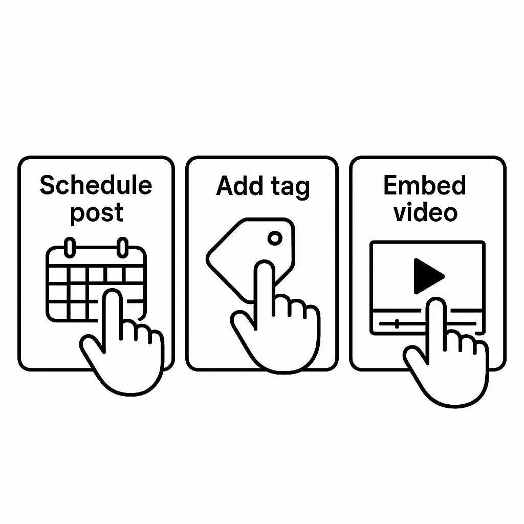 Wix Features List: Everything You Need to Know Before Building Your Own Website Platform 3 Blog UX Gestures