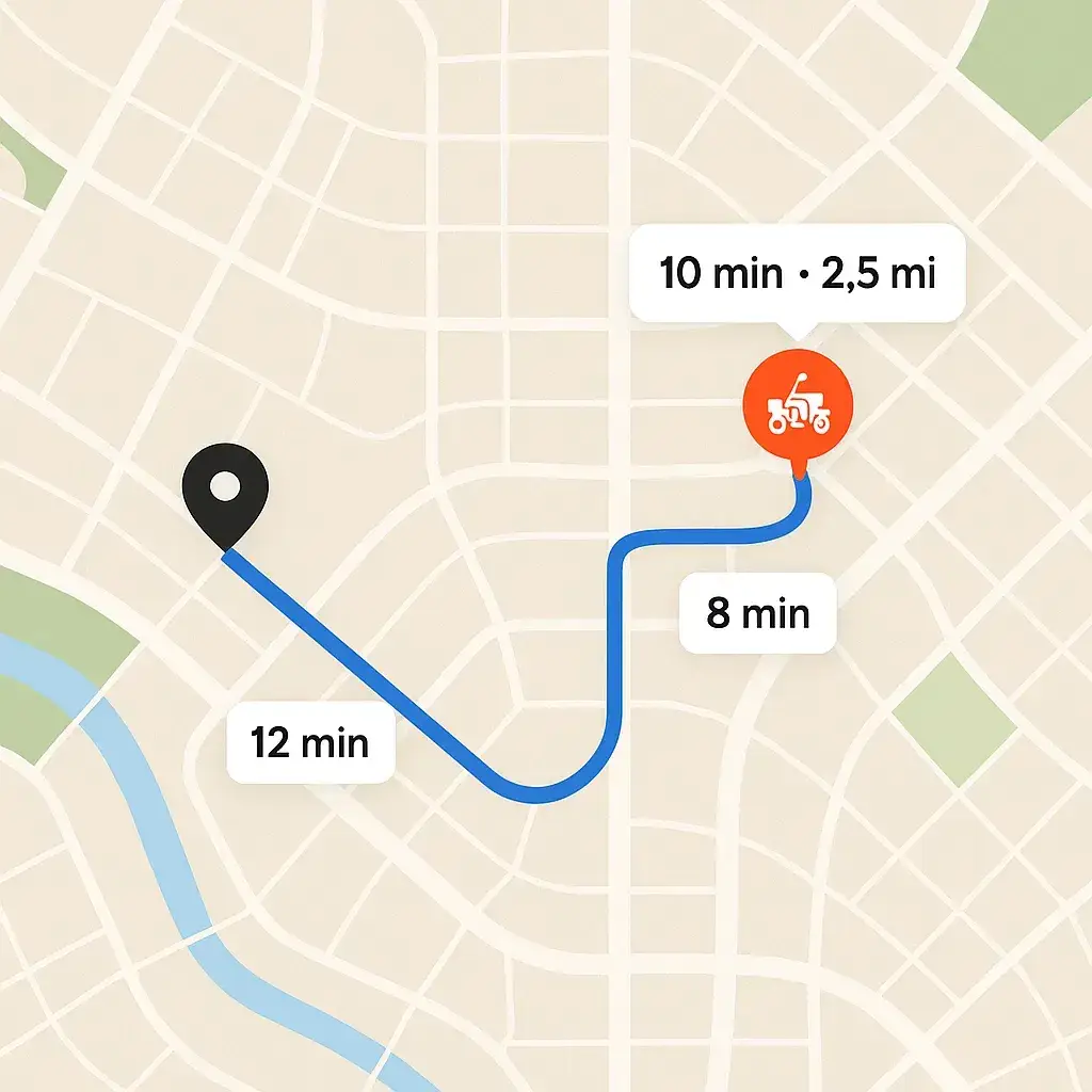 Top Glovo App Features Explained 2 Delivery Map and ETA Updates