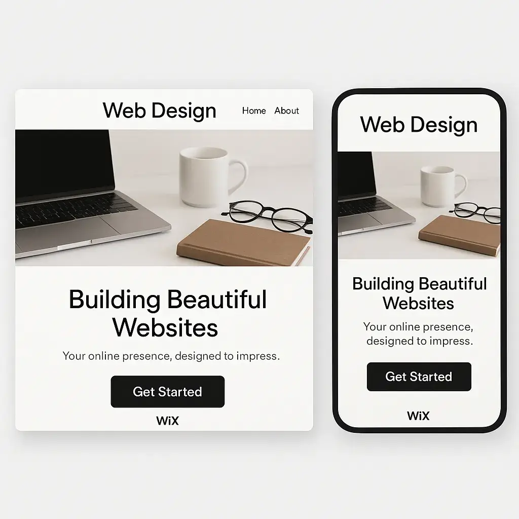 Wix Features List: Everything You Need to Know Before Building Your Own Website Platform 4 Wix Desktop Mobile Comparison