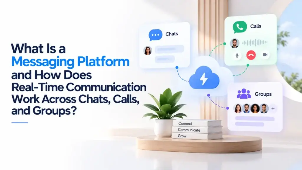 White Label Messaging App 76 Messaging platform with real-time communication across chats, calls, and groups