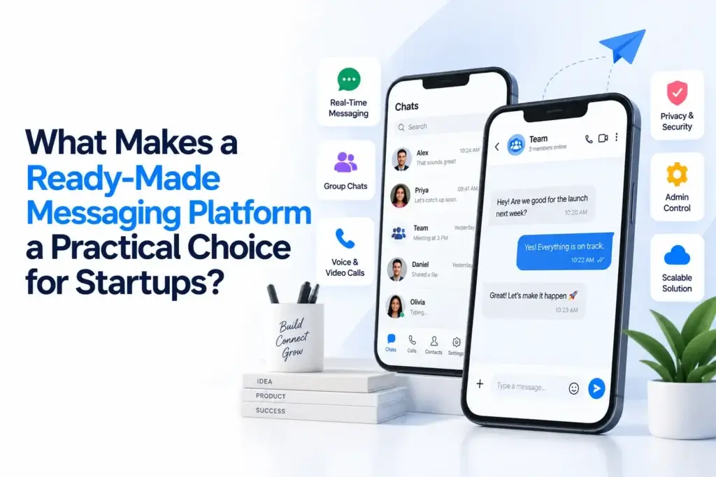 White Label Messaging App 75 Ready-made messaging platform for startups with real-time chat and communication features