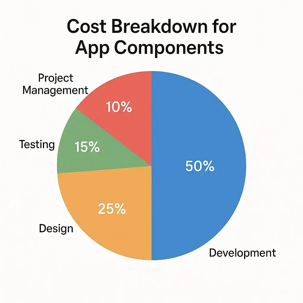 Most Profitable Hyperlocal Delivery Apps to Launch in 2025 2 App Cost Breakdown Chart