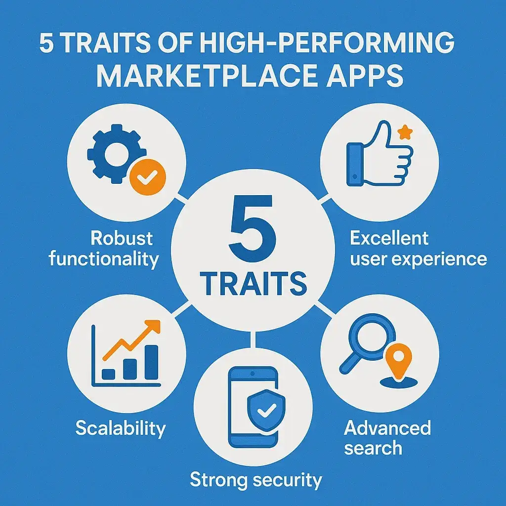 Most Profitable E-commerce Marketplace Apps to Launch in 2025 1 Marketplace App Traits