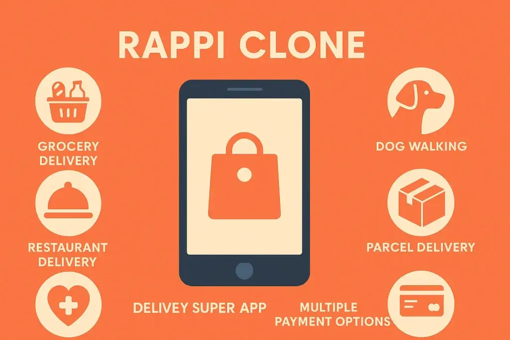 What is the marketing strategy of Rappi? 1 infographic image for rappi clone