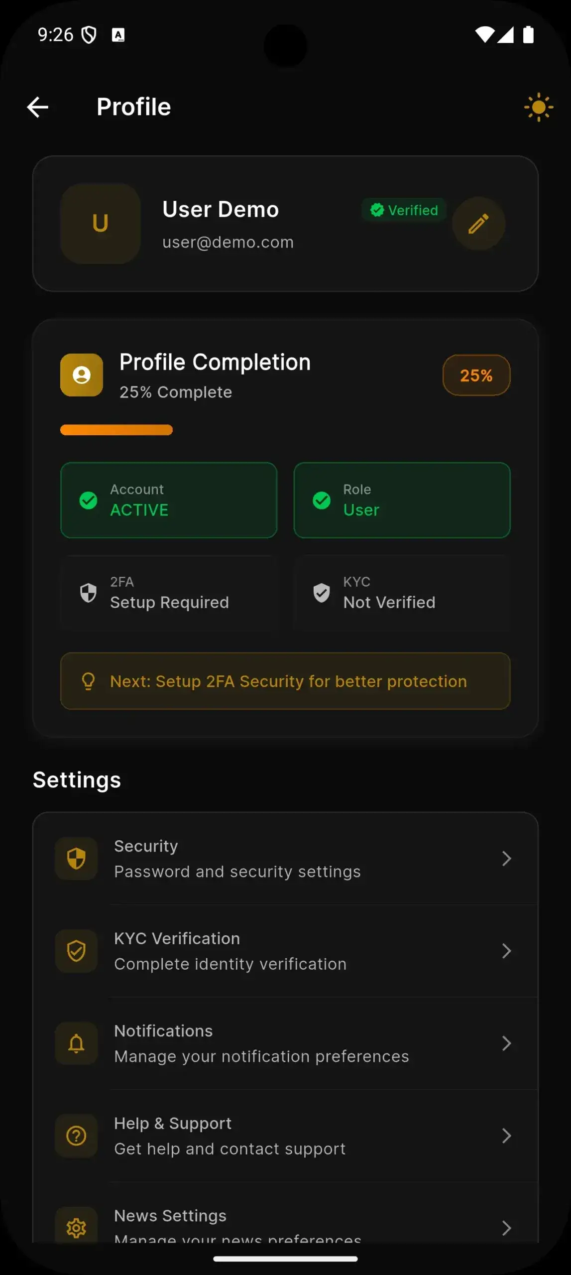 Binance Clone 15 Binance Clone App Screen 12 scaled