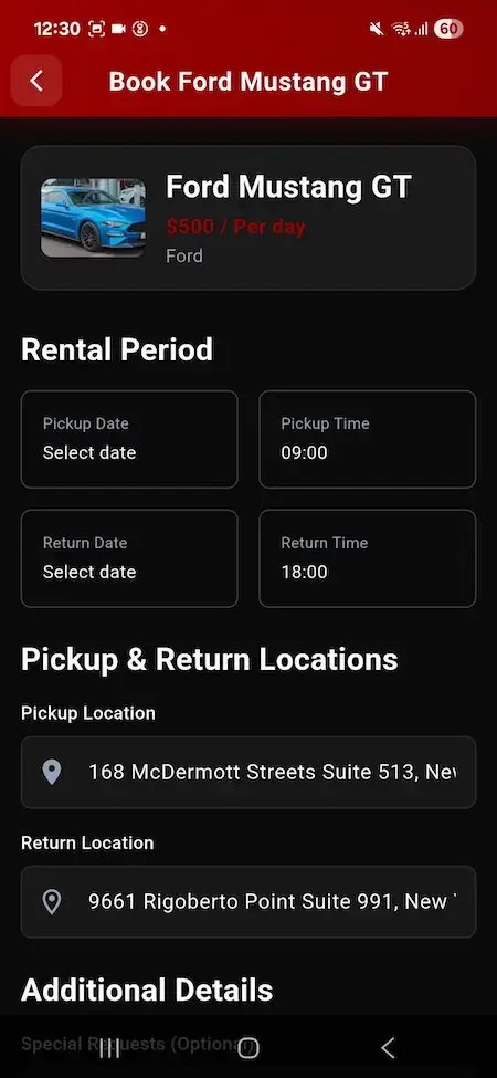 Turo Clone 17 Turo Clone App Screen 13