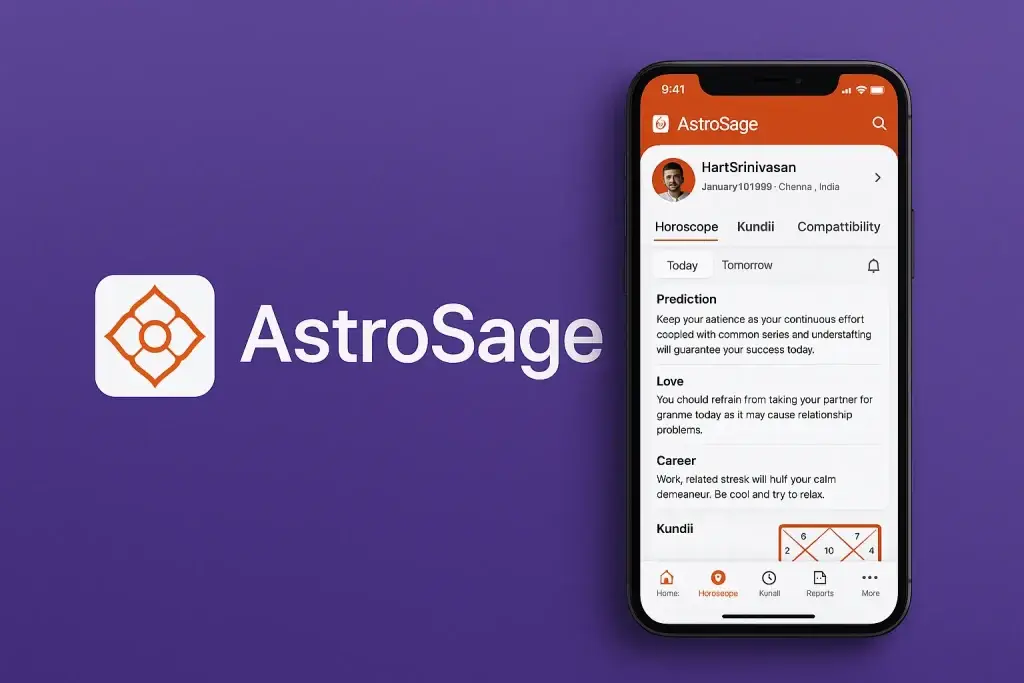 What is AstroSage and How Does It Work? Complete 2026 Guide 1 astrosage horoscope screen