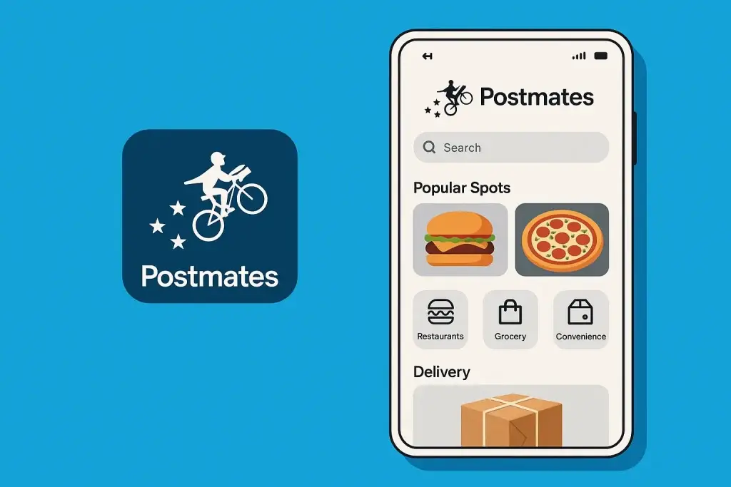 What is Postmates and How Does It Work? 1 postmates app logo interface 2025