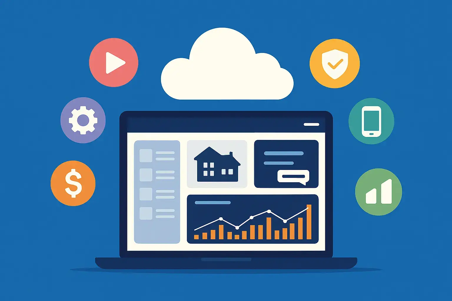 AppFolio Clone Script 2025 by Miracuves - Real Estate SaaS Dashboard