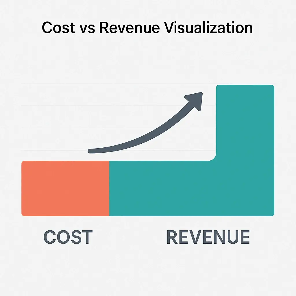 PharmEasy Revenue Model: How PharmEasy Makes Money in 2026 2 Cost vs Revenue Visualization pharmeasy