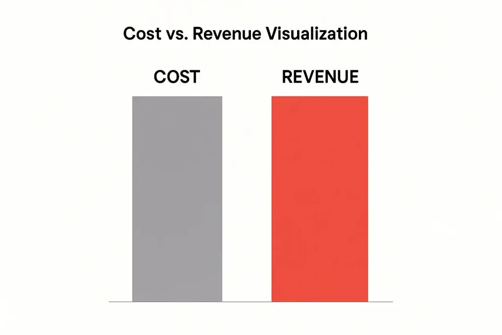 Zillow Clone Revenue Model: How Zillow Makes Money in 2026 2 Cost vs Revenue Visualization zillow